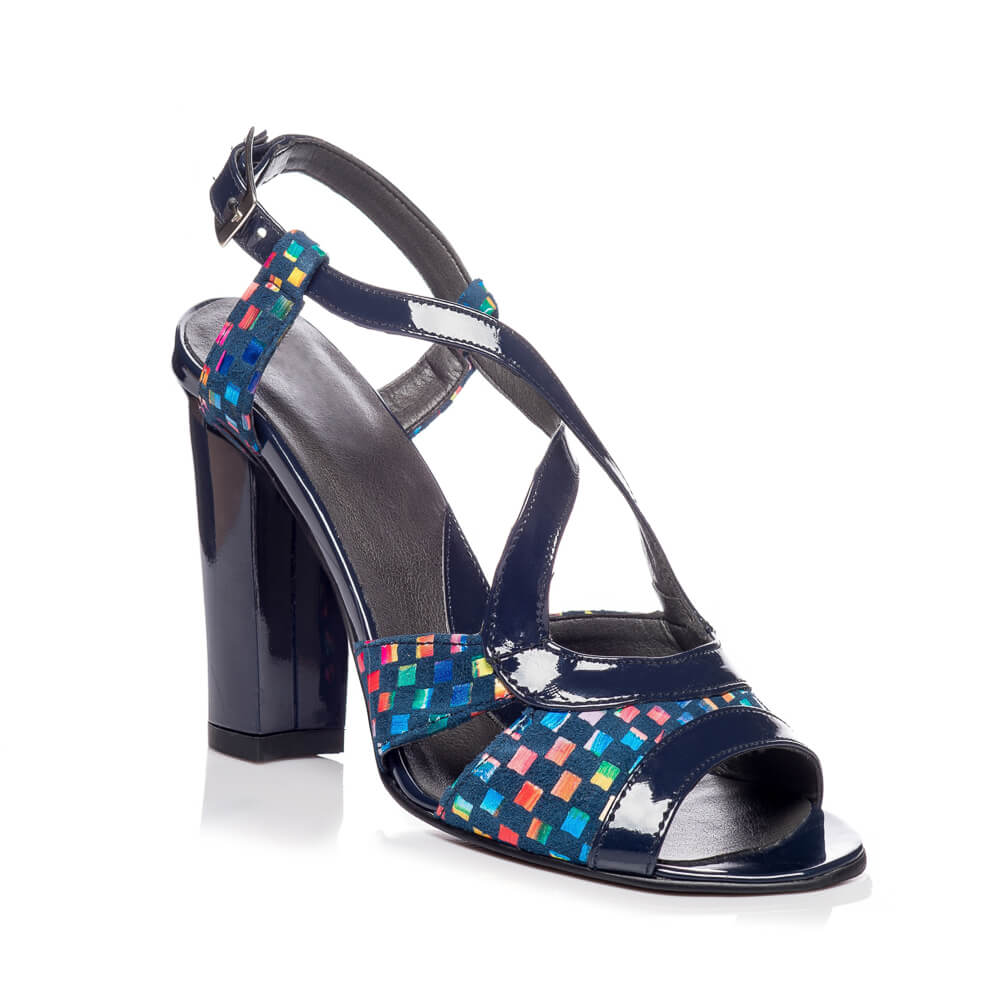 Sandale piele naturala Lore Mozaic - Orice culoare