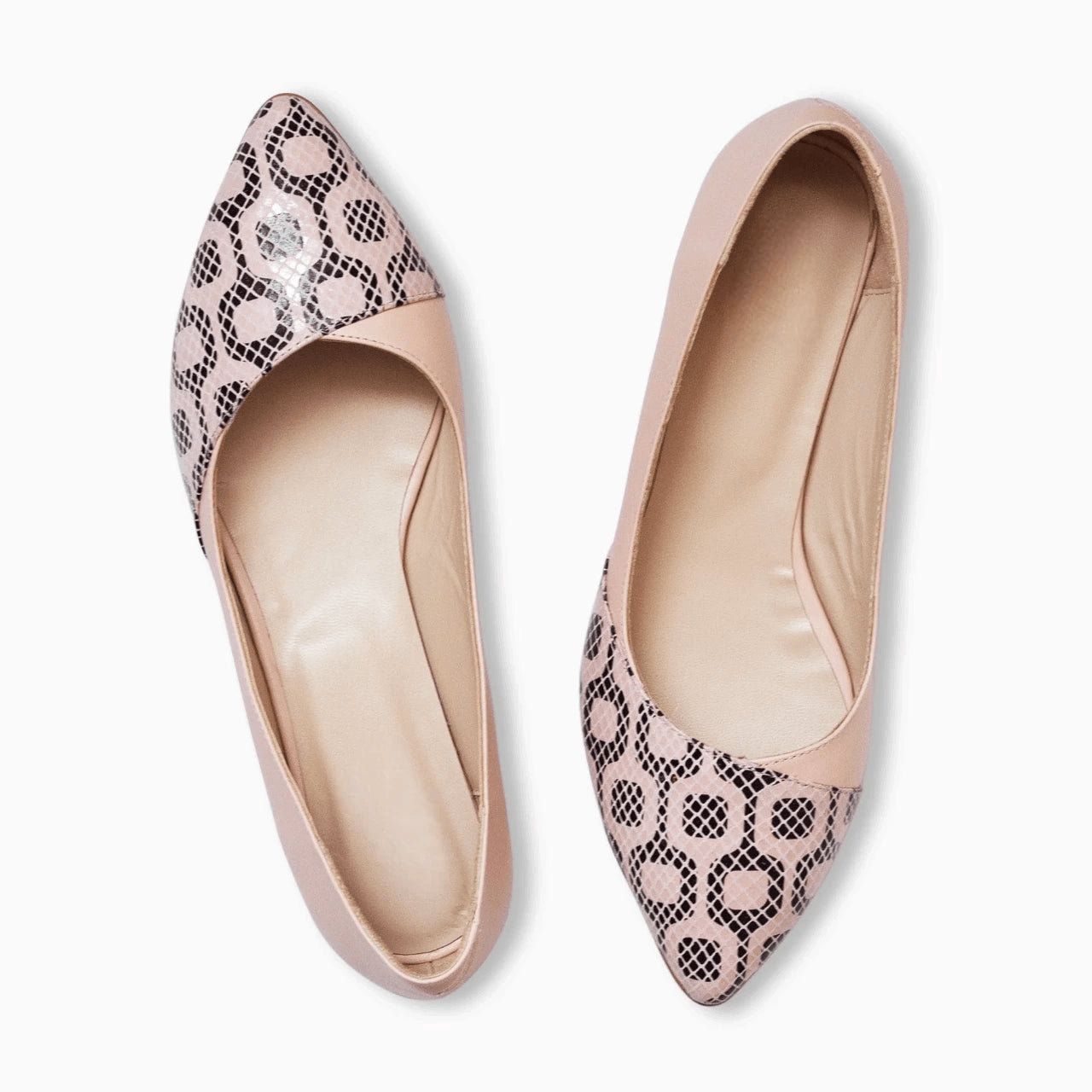 Balerini din piele naturala nude D23 - orice culoare