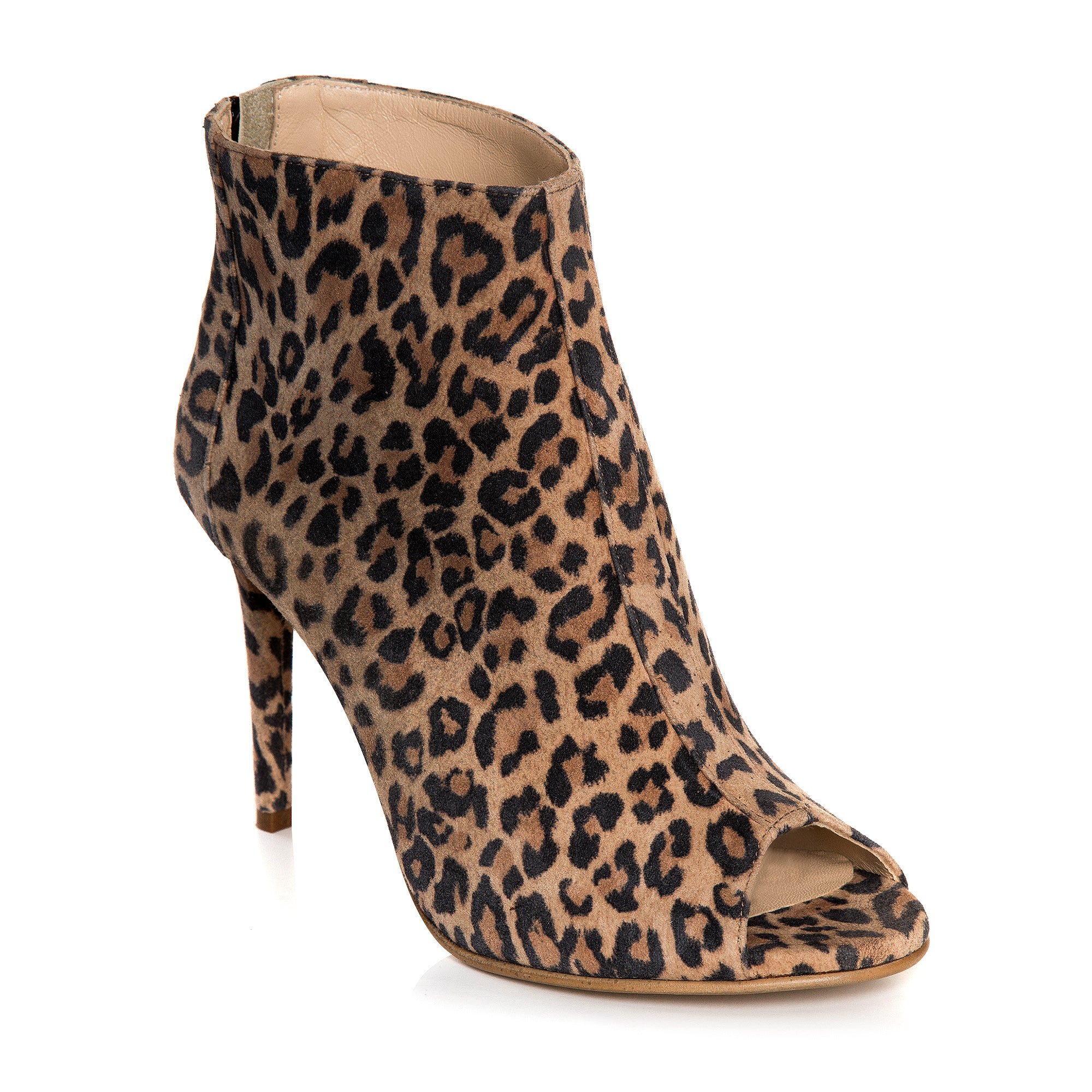 Botine Piele Animal Print Decupate E5 - Orice Culoare