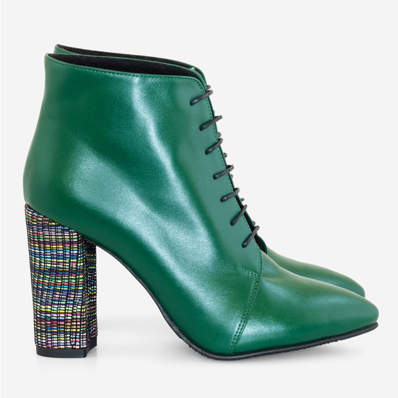 Botine Dama Piele Verde Sofia D11 - orice culoare