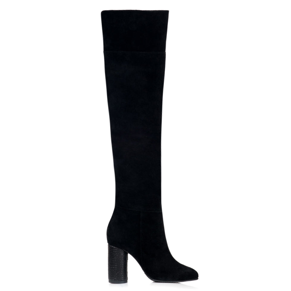 Cizme Elegante Peste Genunchi din Piele E3 - orice culoare