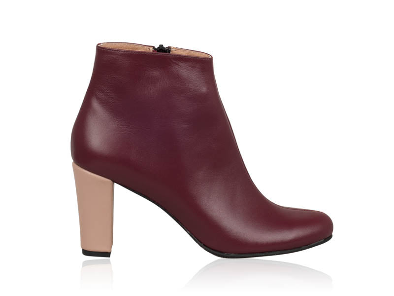 Botine Piele Bordo Confort N1 - orice culoare
