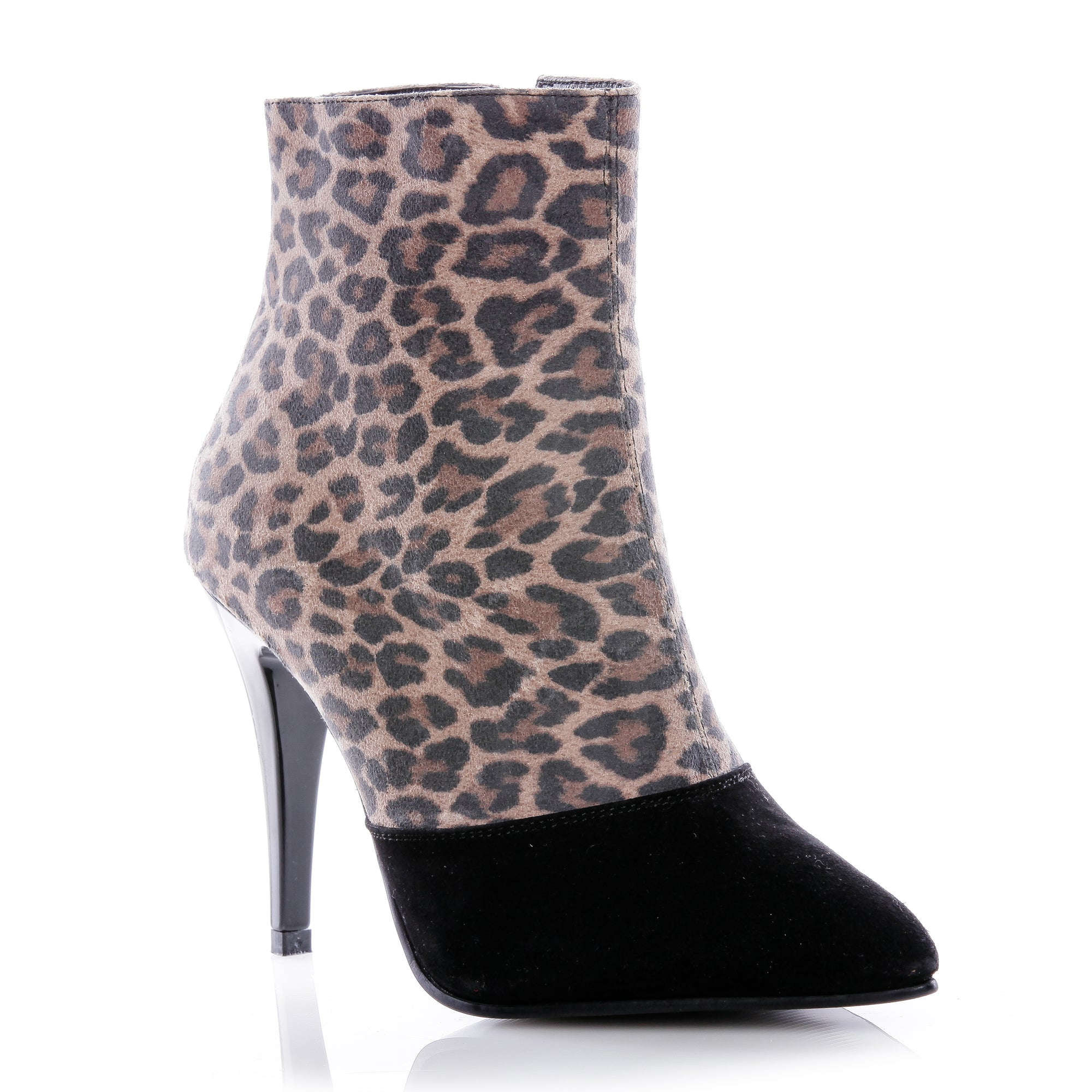 Botine dama cu toc V9 animal print - orice culoare