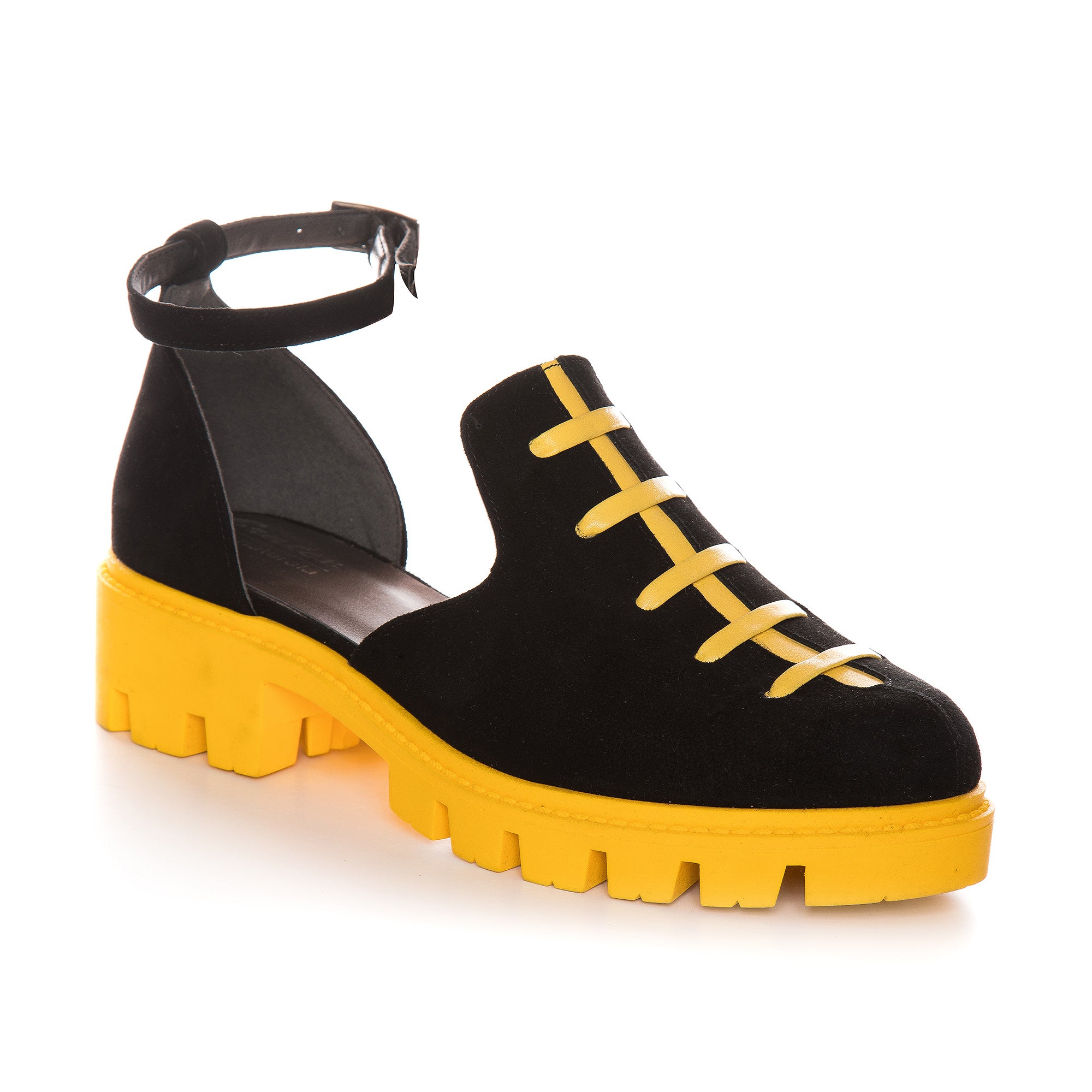 Pantofi Piele Intoarsa Casual Decupat V50 - orice culoare