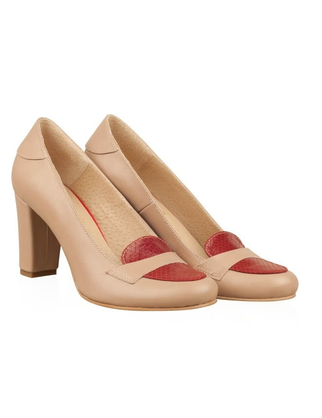 Pantofi din piele naturala N52 - orice culoare