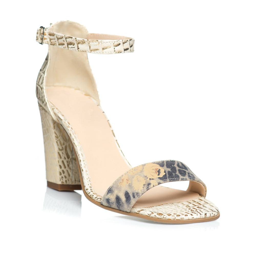 Sandale din Piele Naturala Stylish Combi