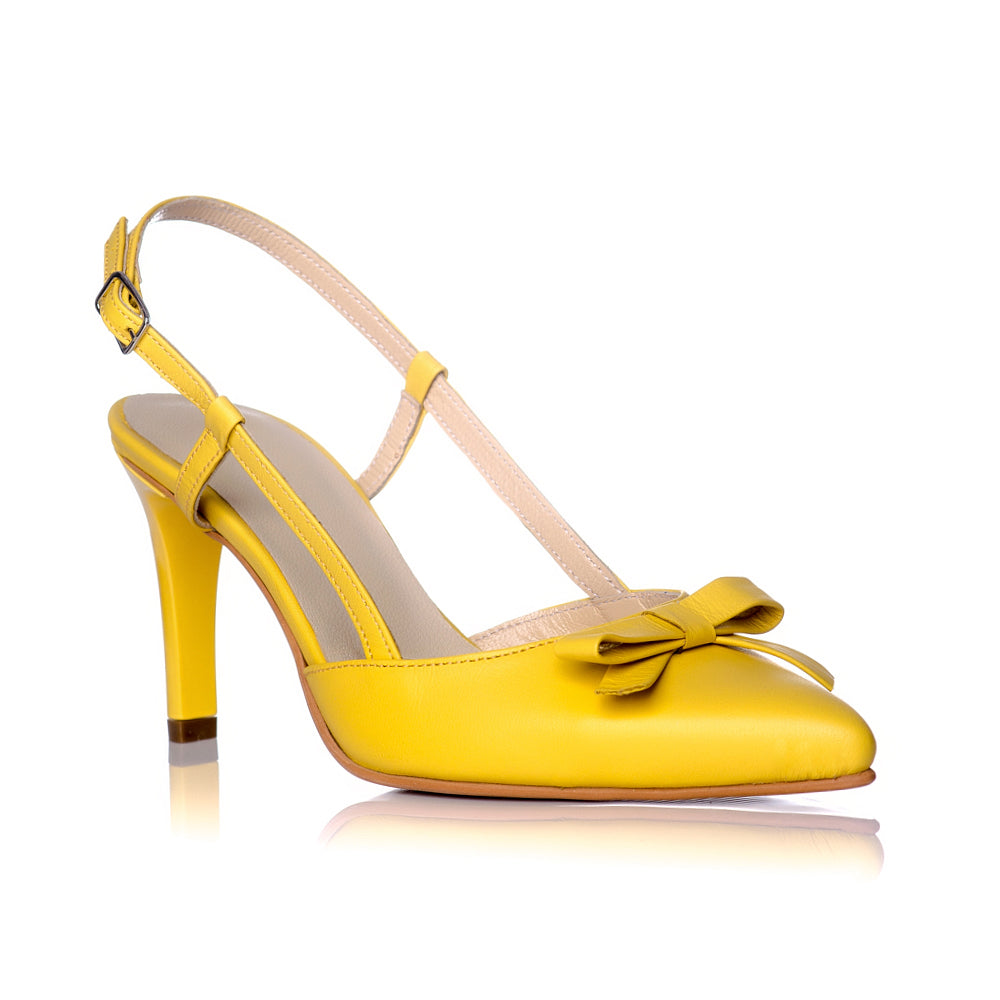 Sandale Dama Piele Serena Galben C8 - orice culoare