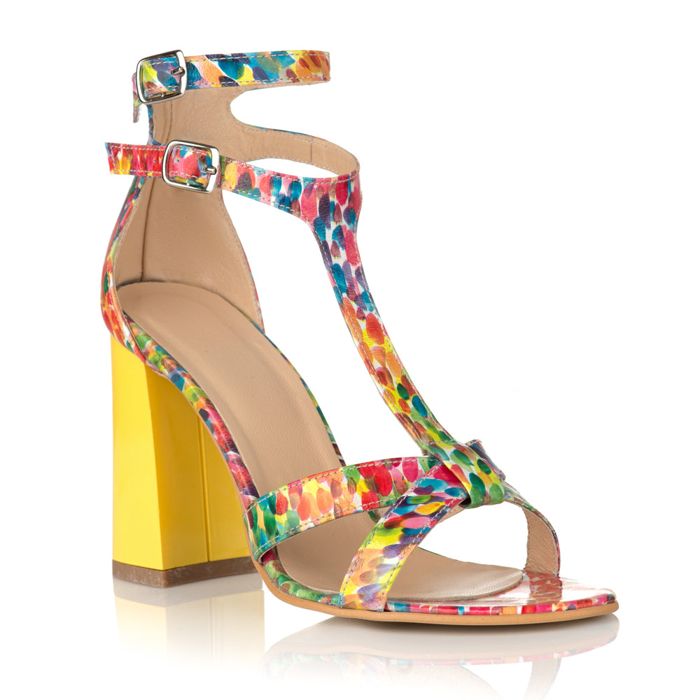Sandale Piele Multicolor Lolly Pop C11 - orice culoare