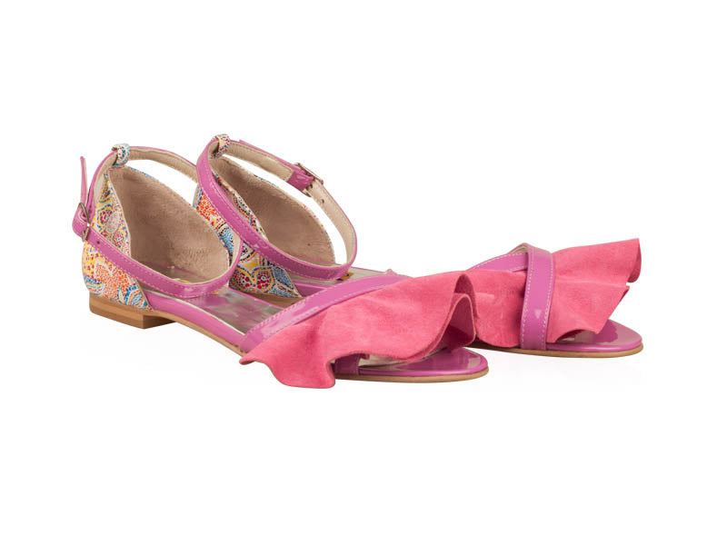 Sandale Talpa Joasa Piele Roz Stories N20 - Orice Culoare