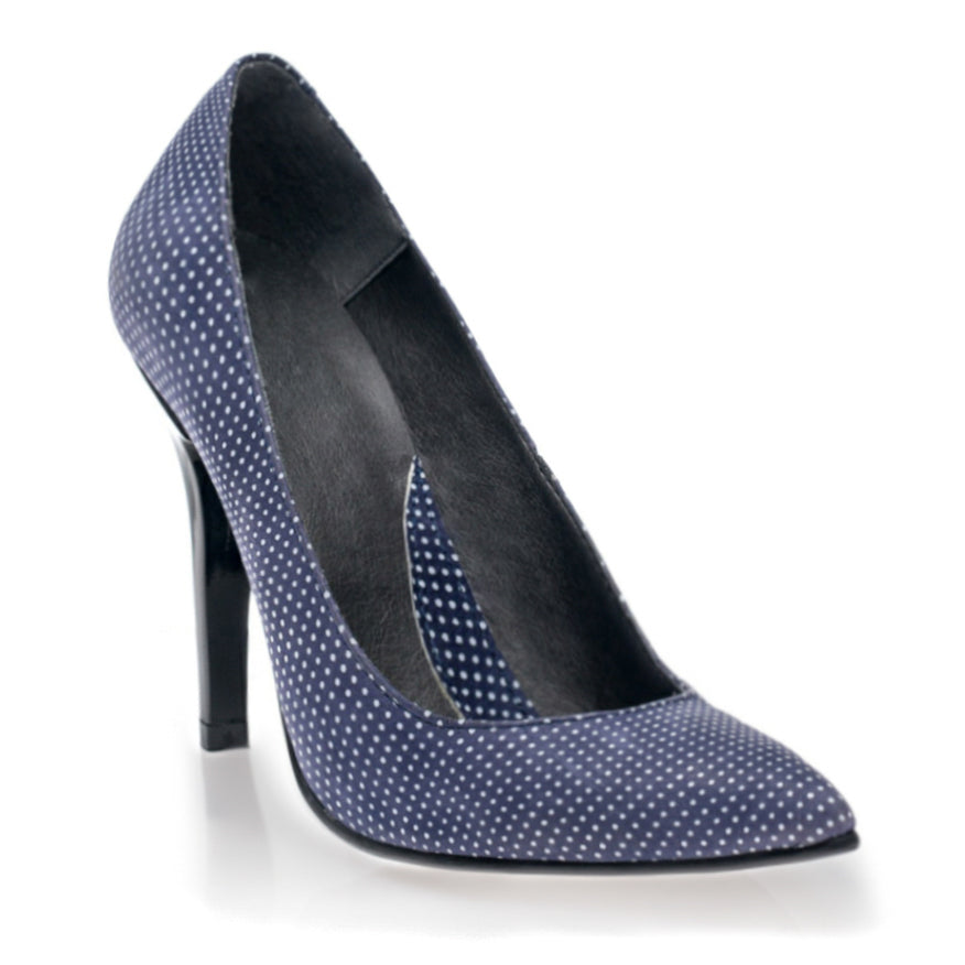Pantofi Stiletto Bleumarin Buline V10 - orice culoare