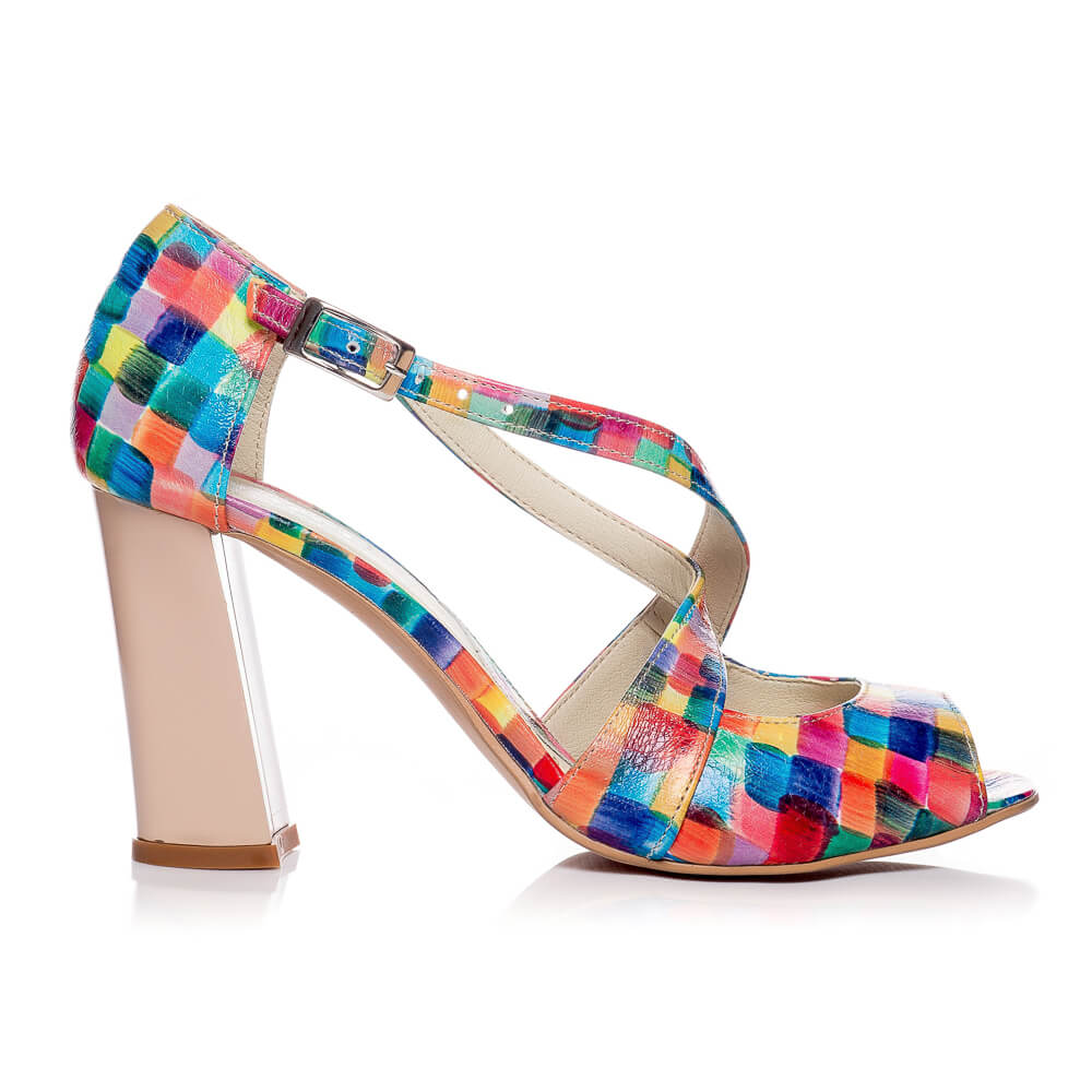 Sandale piele naturala Moni Picasso - Orice culoare