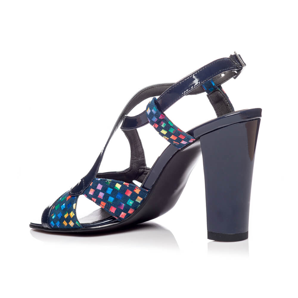 Sandale piele naturala Lore Mozaic - Orice culoare