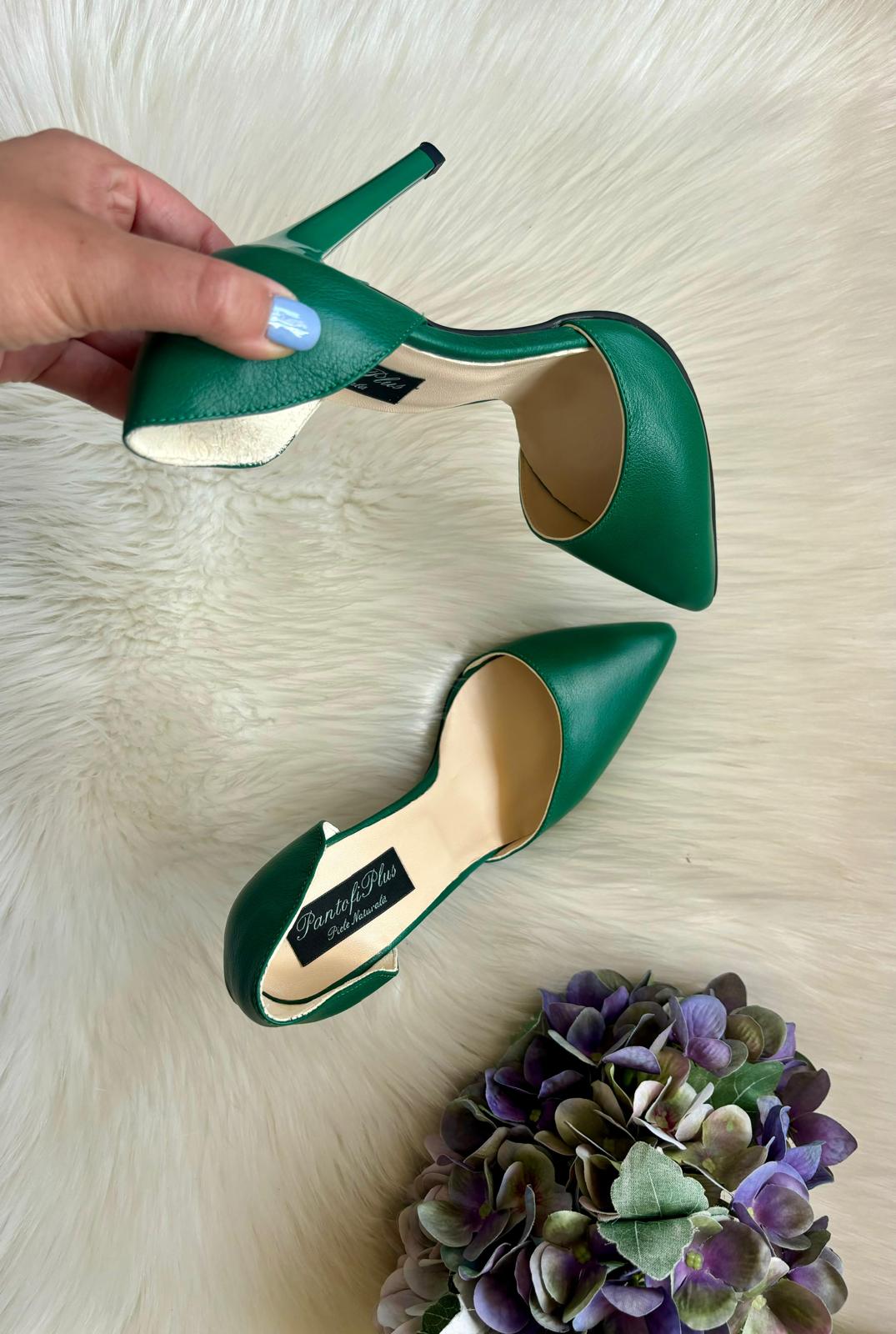 Pantofi Stiletto Portocaliu/Multicolor Lolita C35 - Orice Culoare
