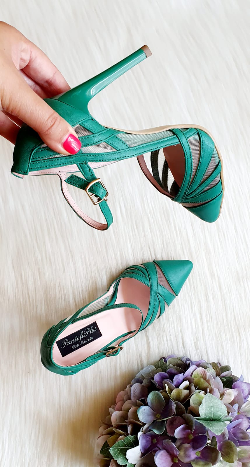 Pantofi Dama Piele Stiletto Vernil Cathy - orice culoare