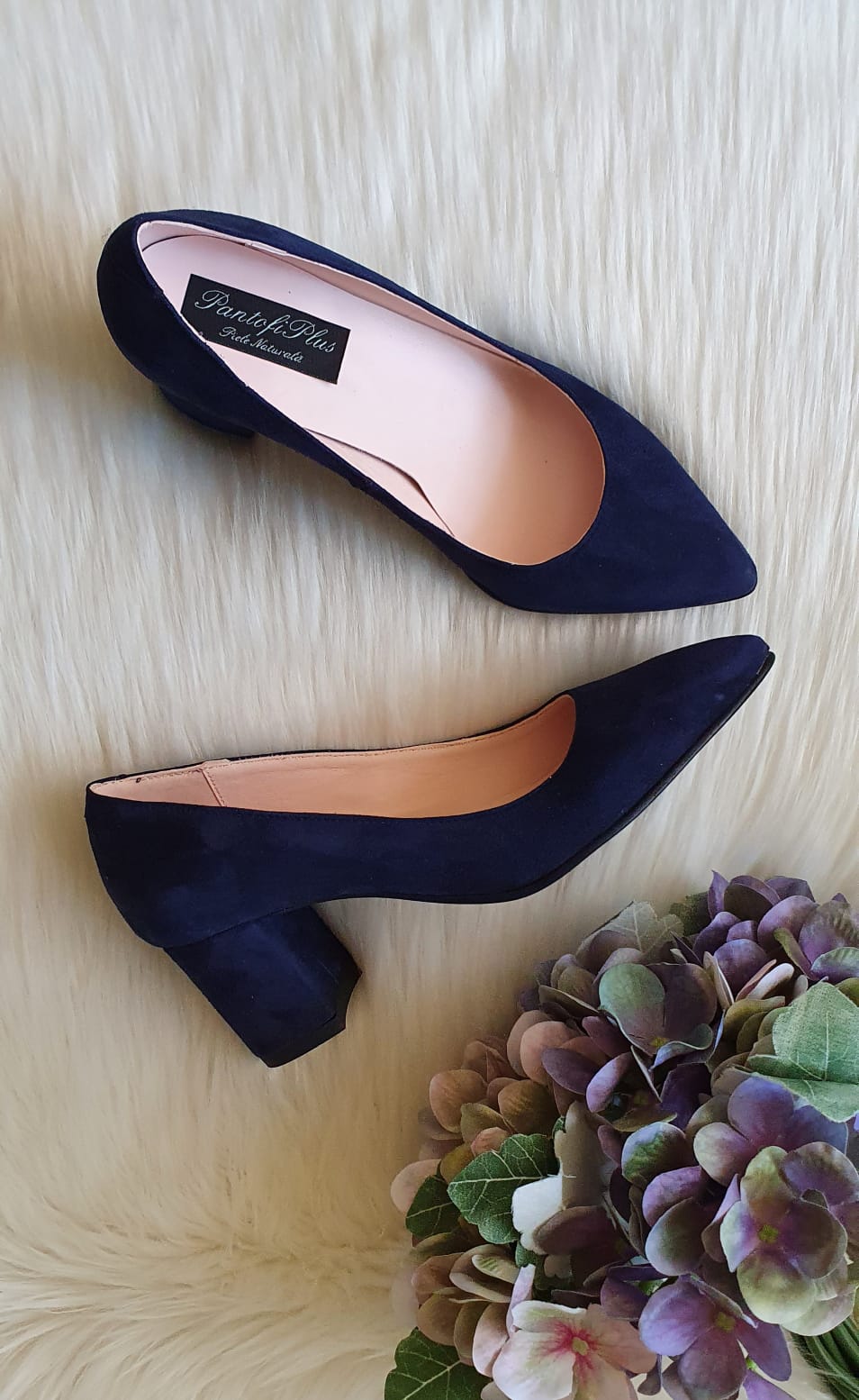 Pantofi Piele Lacuita  Roz Pal L38 - orice culoare