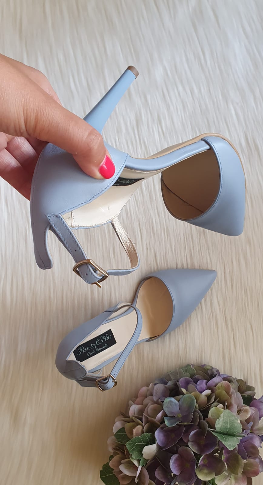 Pantofi Stiletto Albastru Clara C14 - orice culoare