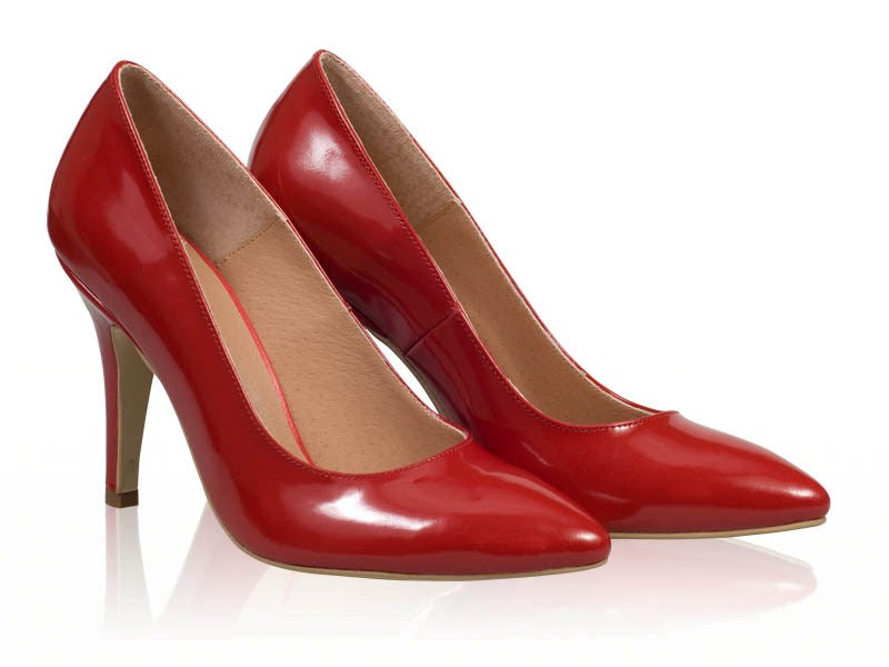 Pantofi stiletto piele rosu N7 - orice culoare