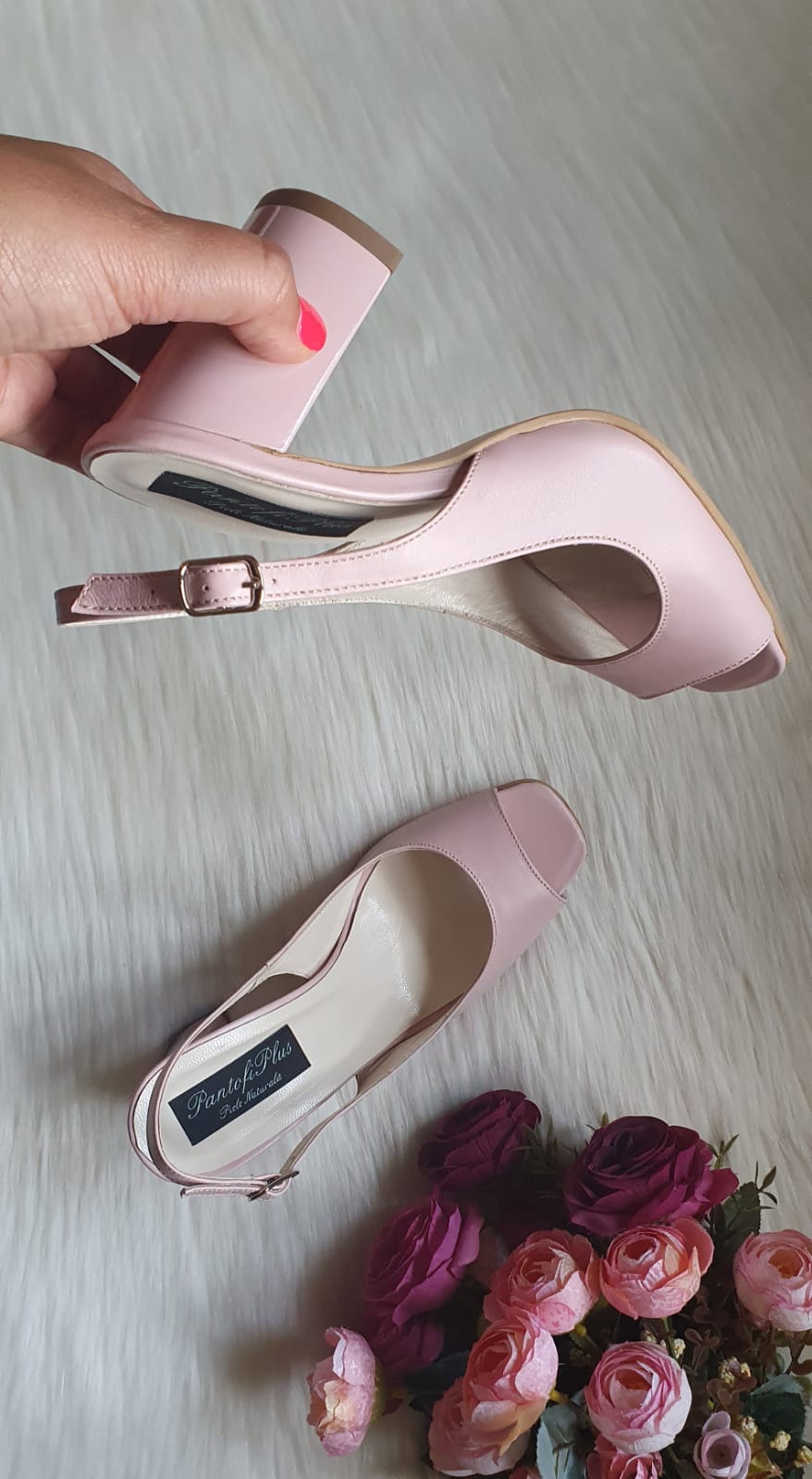 Sandale din piele Chic madame2 - disponibile pe orice culoare