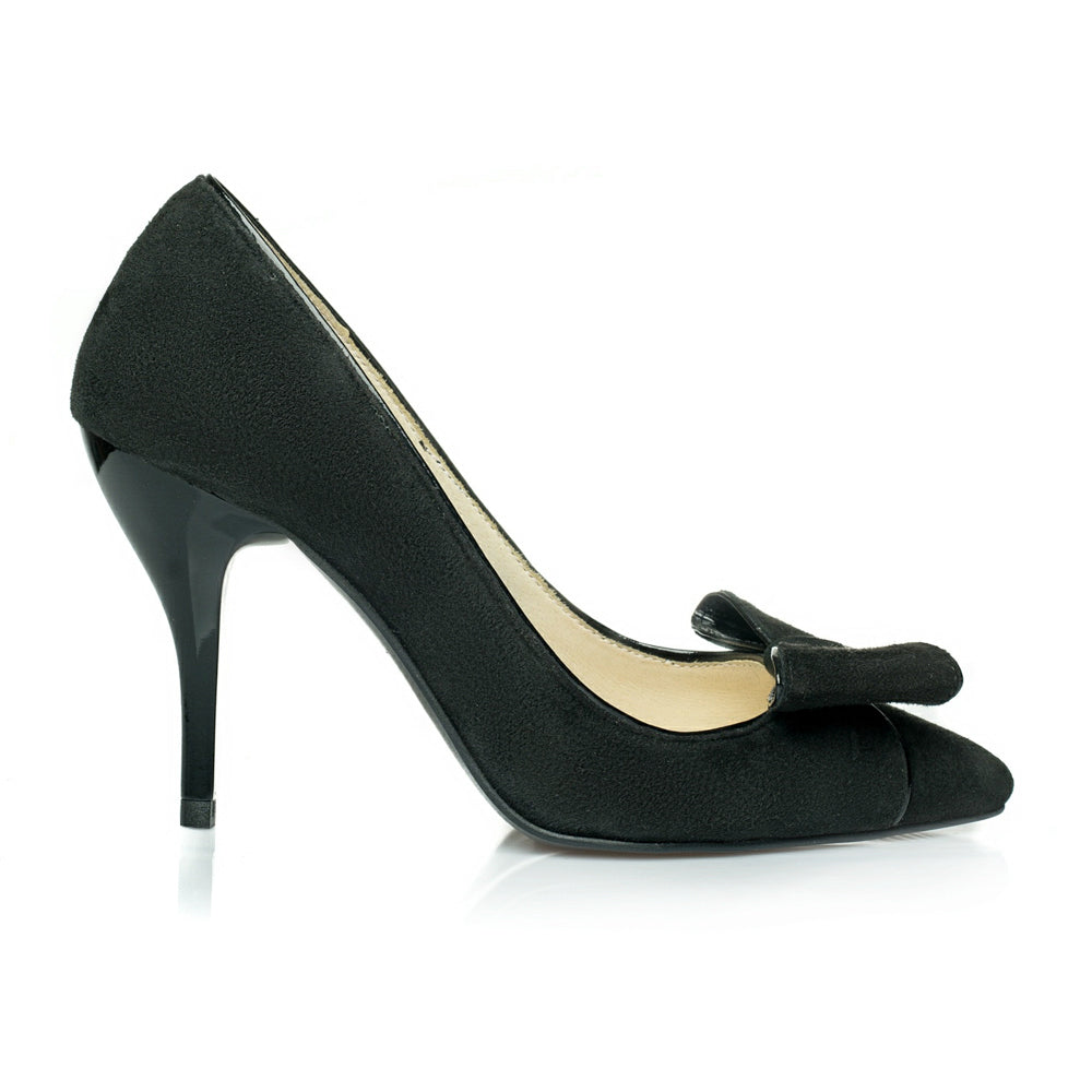 Pantofi Stiletto Fundita piele Negru C18  - orice culoare