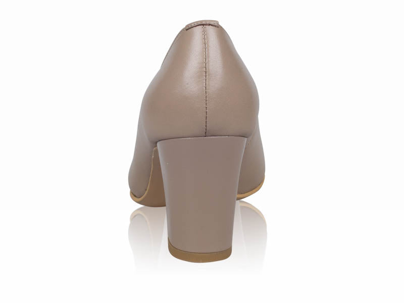 Pantofi dama piele capucino P3  - orice culoare
