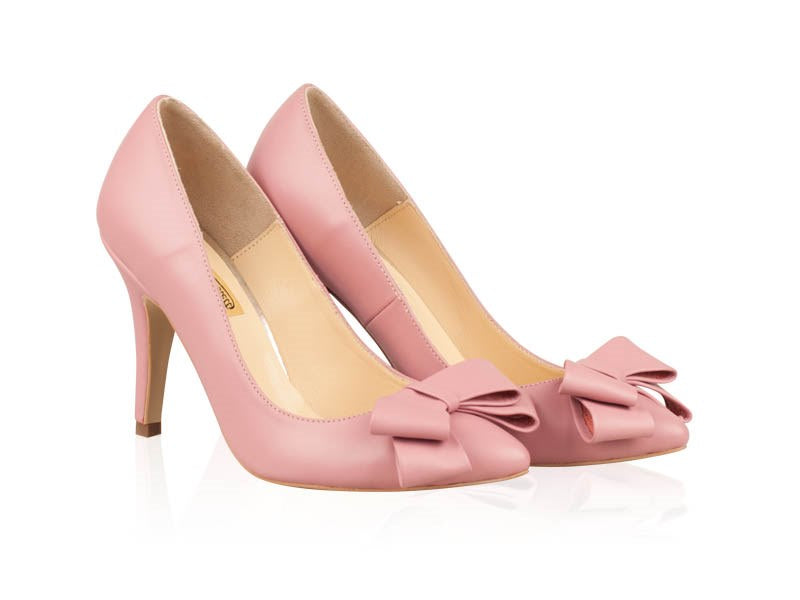 Pantofi Stiletto  Piele Blush Funda N82 - orice culoare