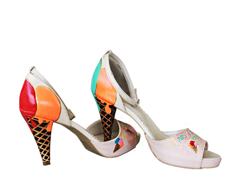 Sandale pictate manual Ice Cream - Orice culoare