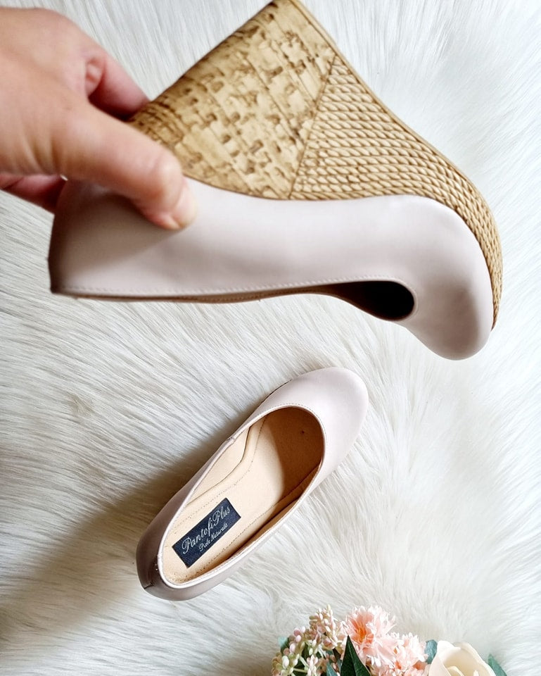 Pantofi piele naturala cu platforma ortopdeica - orice culoare