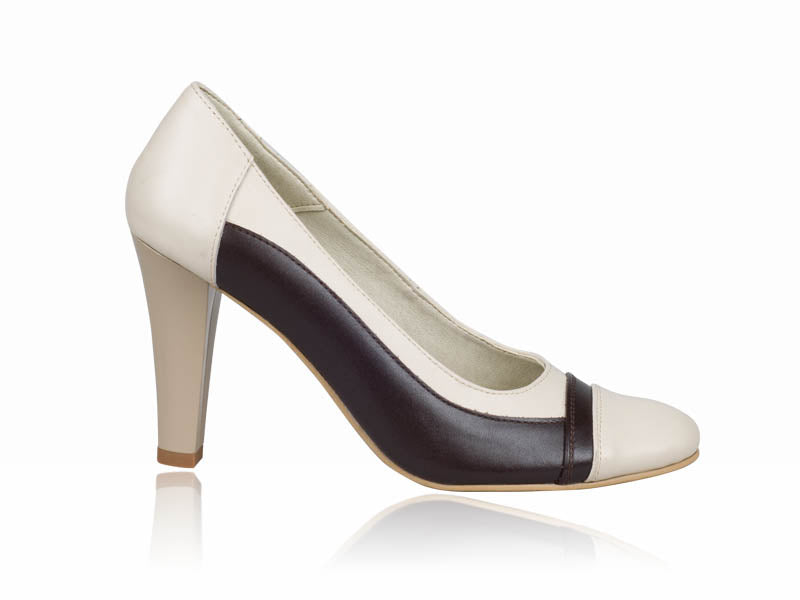 Pantofi dama piele P7 cu funda - orice culoare