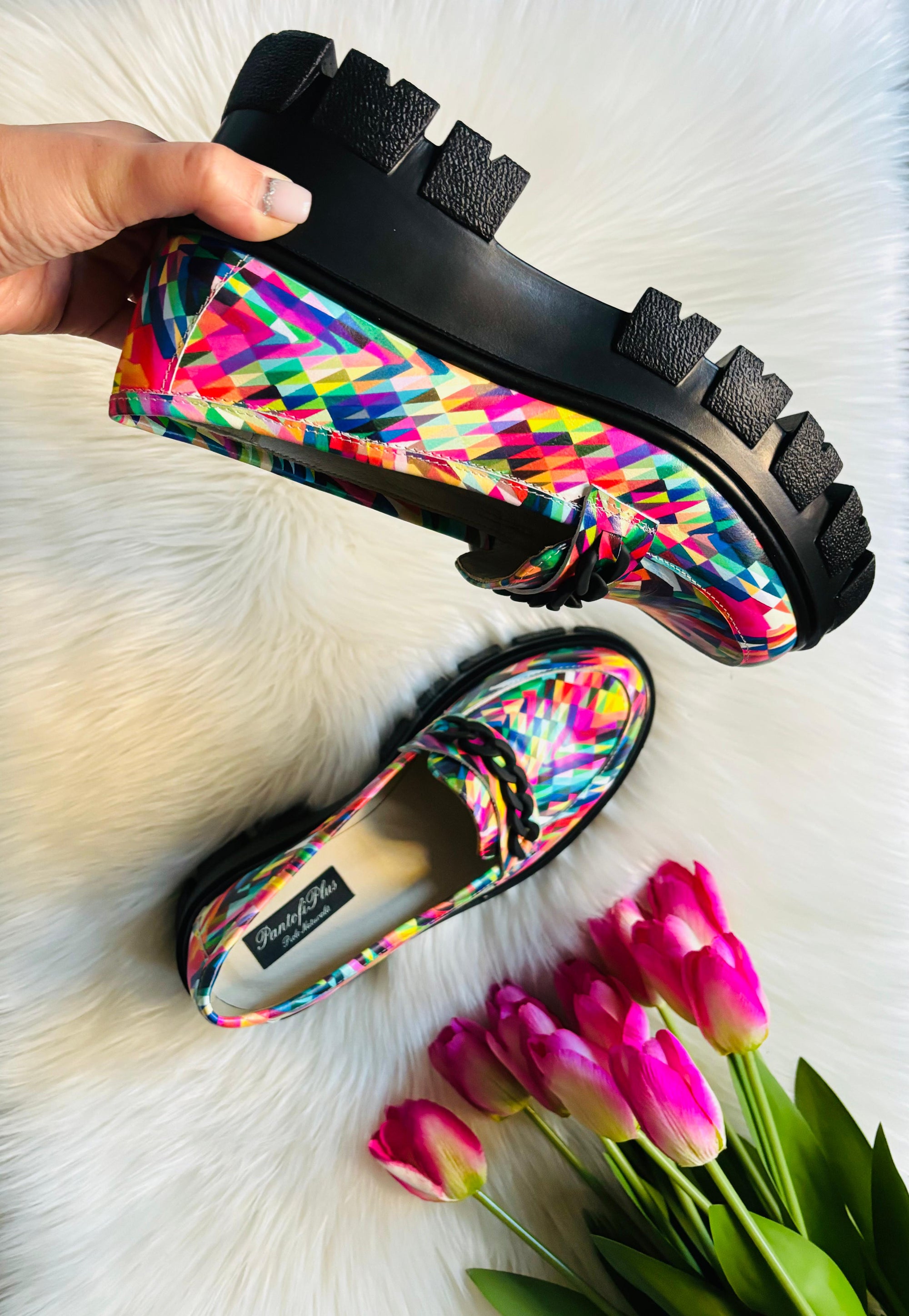 Mocasini Dama Talpa Inalta Piele Negru V64 -  orice culoare