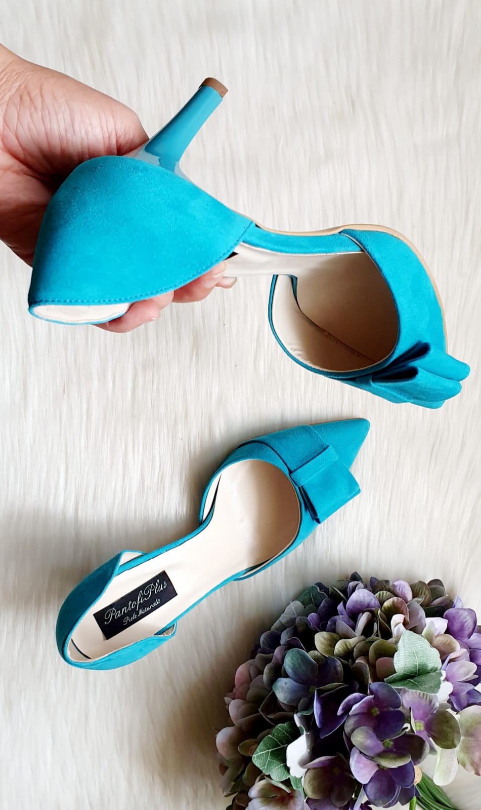 Pantofi Piele Intoarsa Stiletto Pretty Siclam C35 - orice culoare