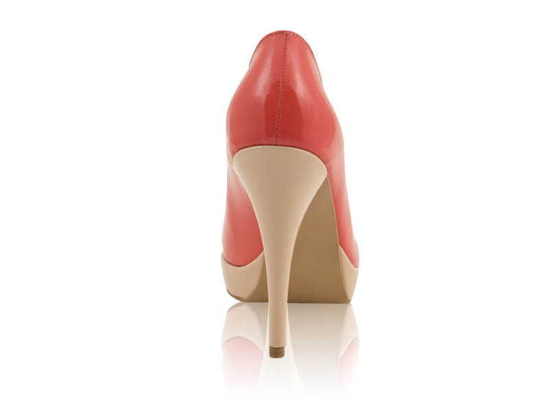 Pantofi dama piele Model N 20   Corai- disponibili pe orice culoare