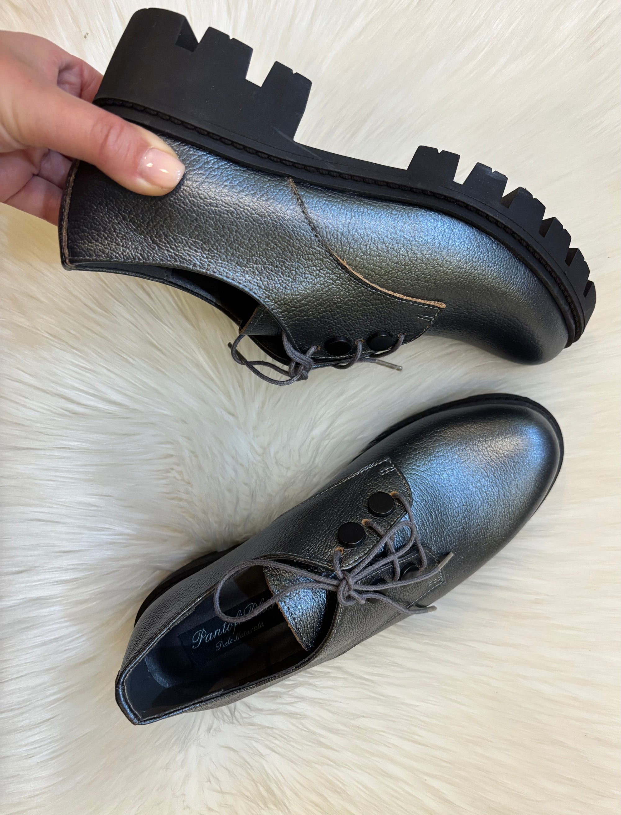 Pantofi Piele GalbenaTalpa Joasa Iasmin V25 - Orice Culoare