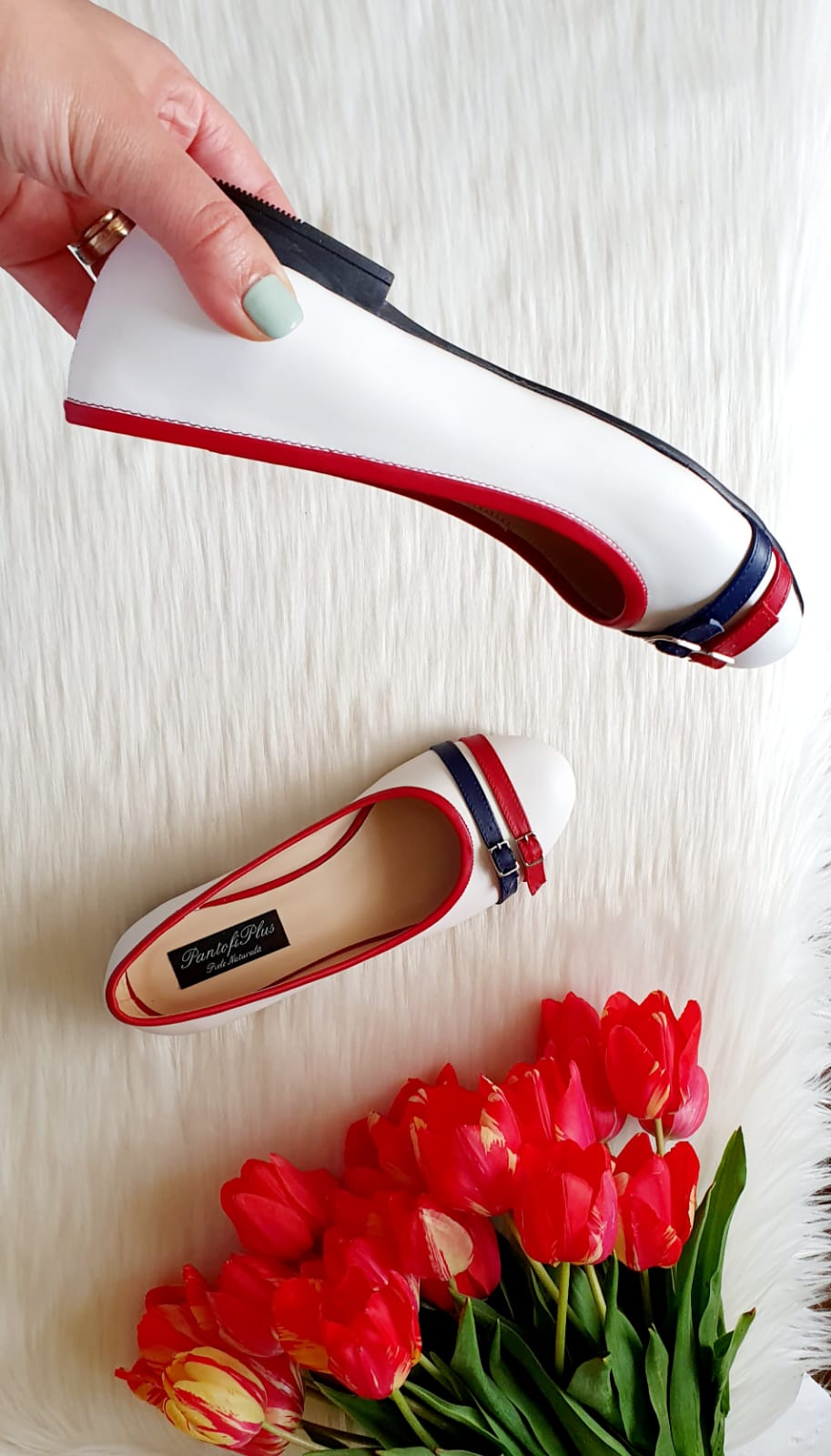 Balerini piele naturala Marin  - orice culoare