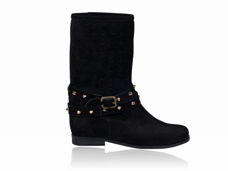 Cizme din piele de vara perforate - orice culoare