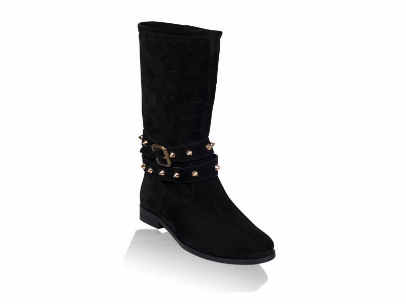 Cizme din piele de vara perforate - orice culoare