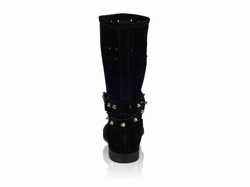 Cizme din piele de vara perforate - orice culoare