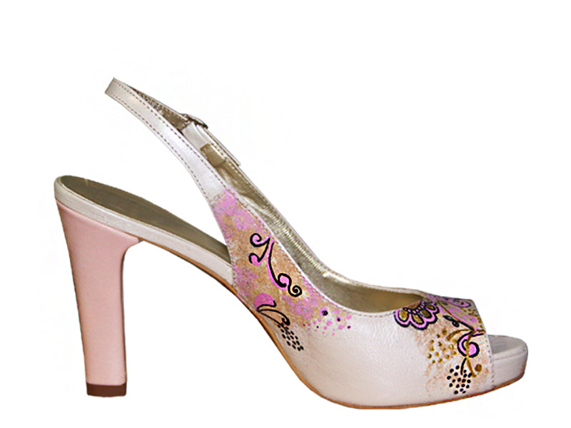 Sandale pictate manual Pastel - Orice culoare