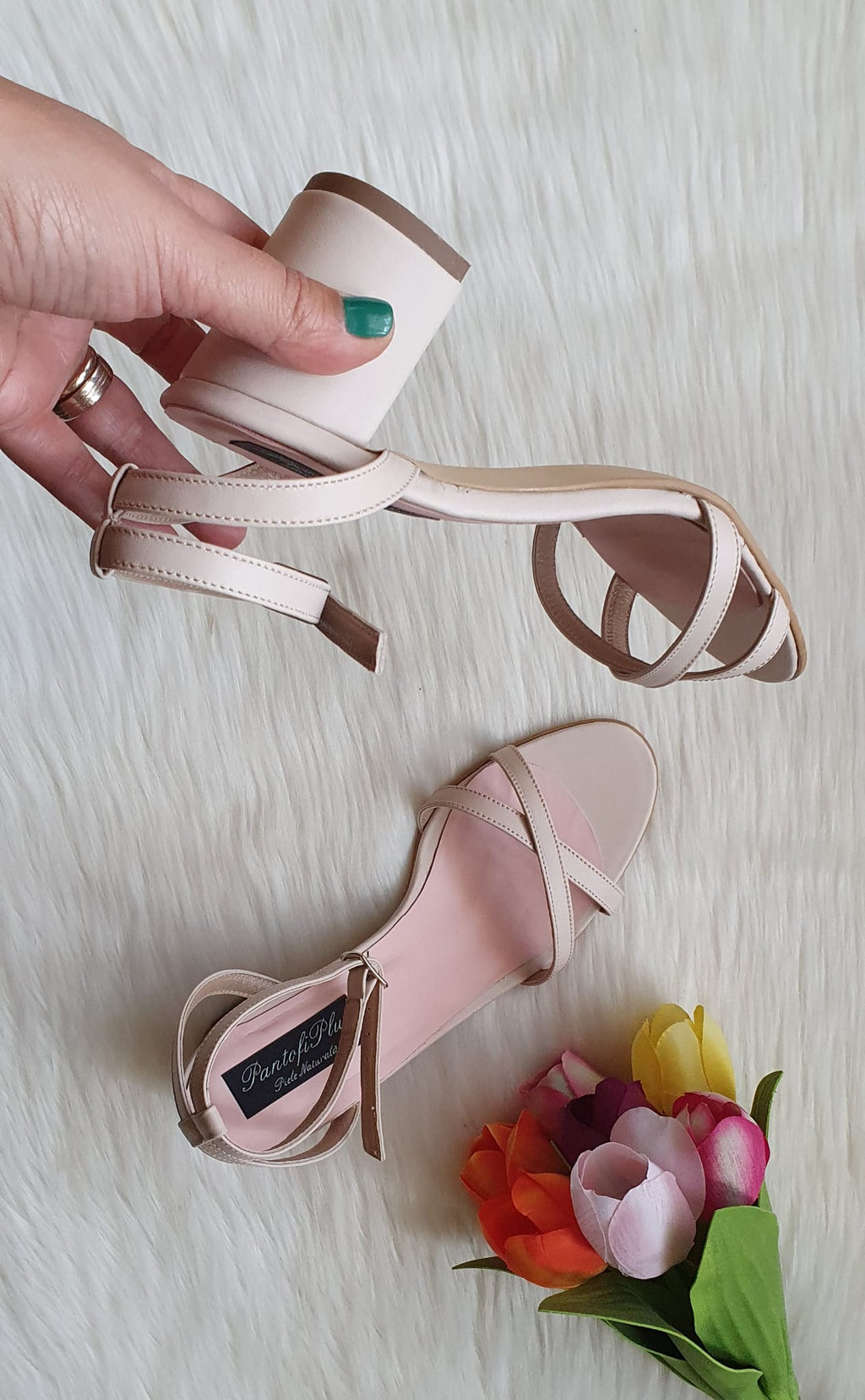 Sandale dama piele Casual Nude C4 - orice culoare