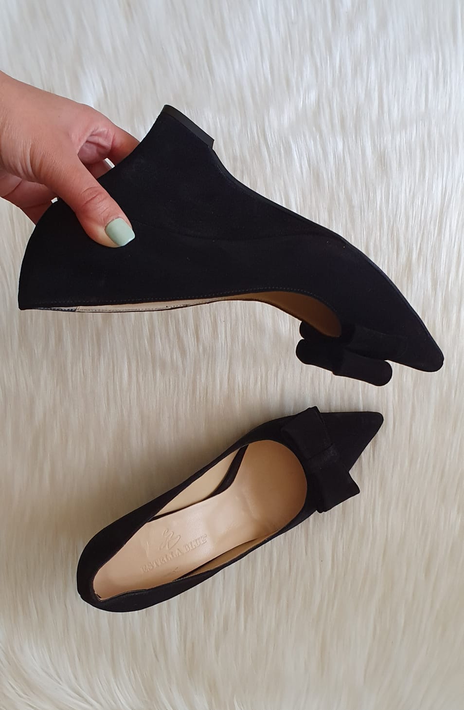 Pantofi Piele Intoarsa Cu PLatforma E9 - orice culoare