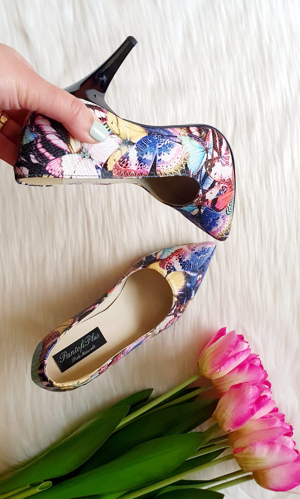 Pantofi Dama Piele Stiletto Colors V20 - orice culoare