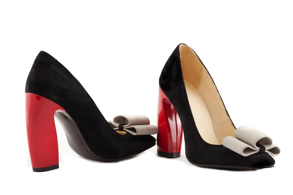 Pantofi piele Chic Madame Crook Combi - disponibili pe orice culoare