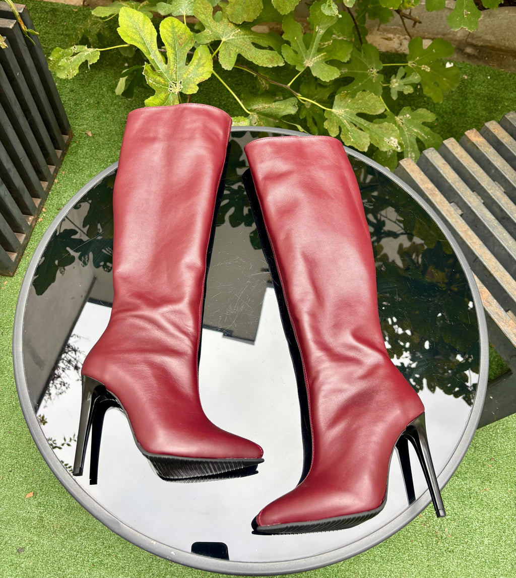 Cizme Piele Model Stiletto C11 - orice culoare