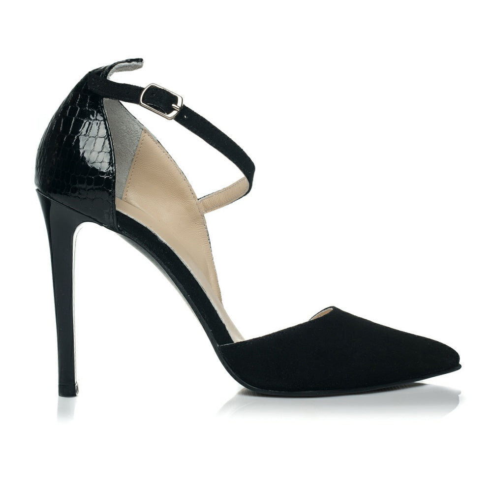 Pantofi Stiletto Negru Clara C14 - orice culoare