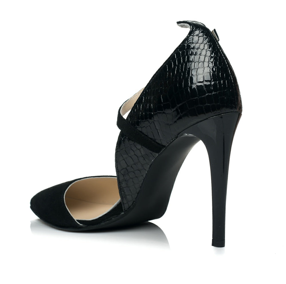Pantofi Stiletto Negru Clara C14 - orice culoare