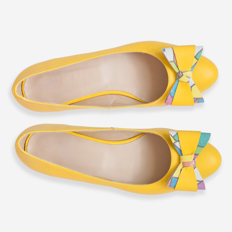 Balerini piele naturala D103 - orice culoare