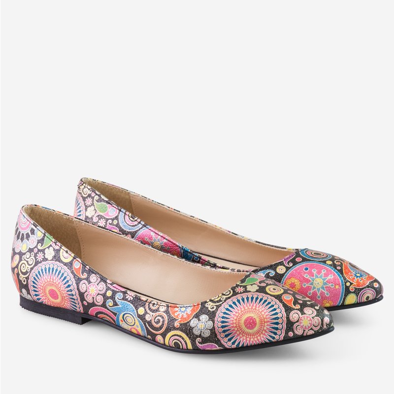 Balerini piele naturala curcubeu D33 - orice culoare
