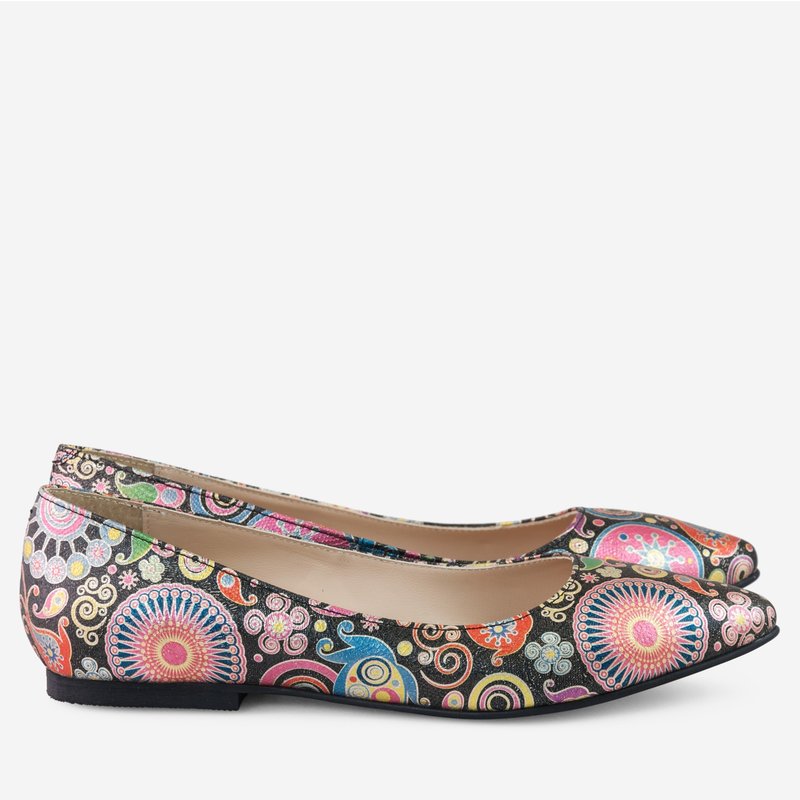 Balerini piele naturala curcubeu D33 - orice culoare
