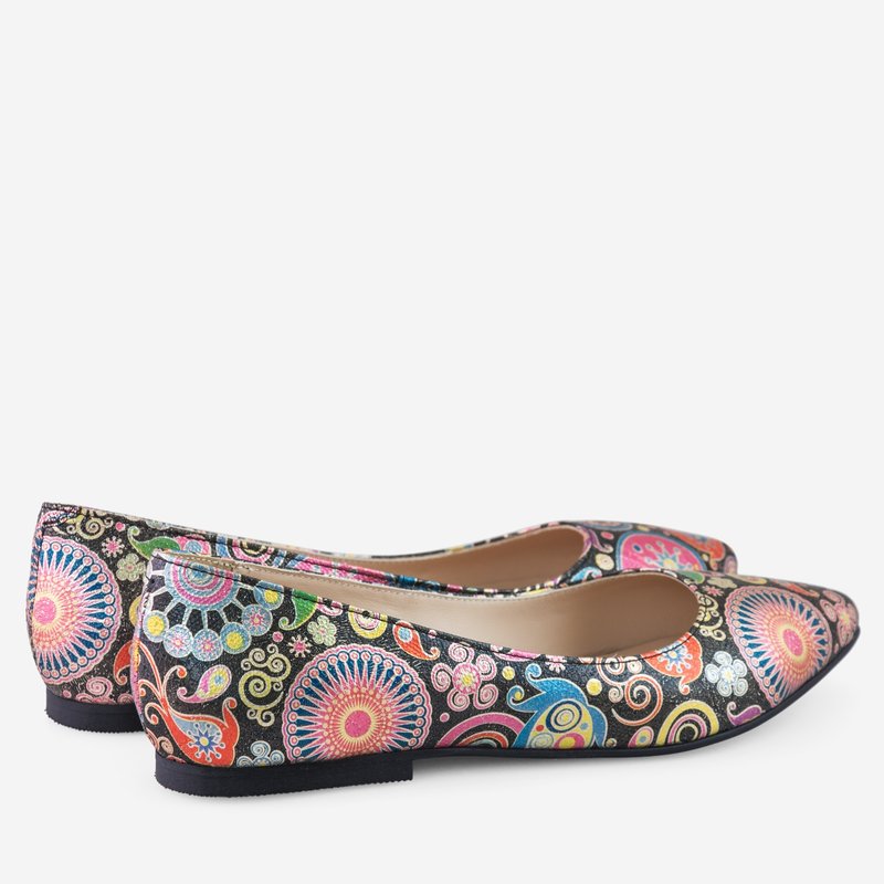 Balerini piele naturala curcubeu D33 - orice culoare