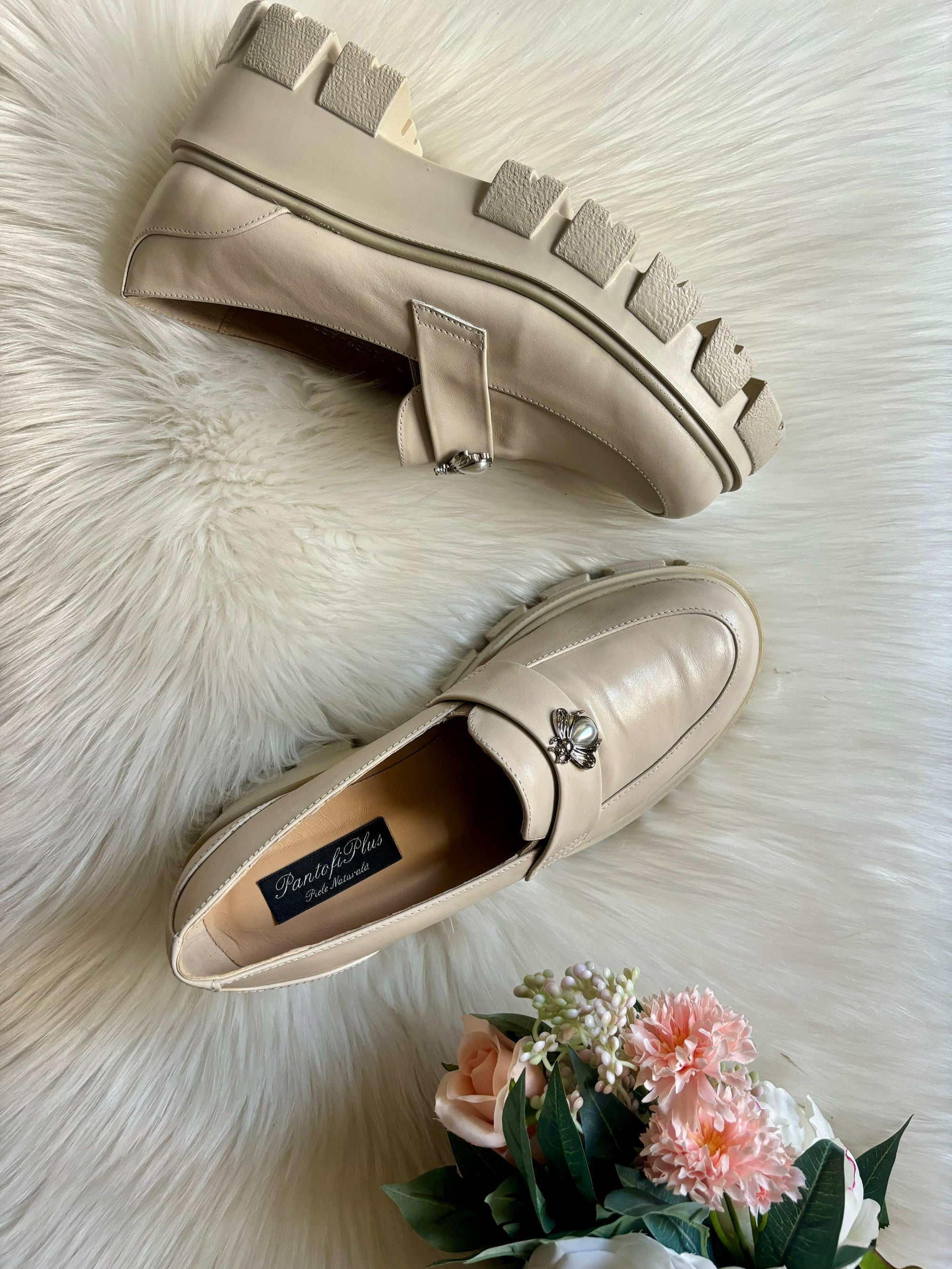 Mocasini Dama Talpa Inalta Brosa V67 -  orice culoare