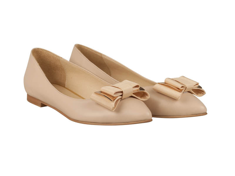 Balerini piele nude Fundita Dubla Versil N84 -  Orice culoare